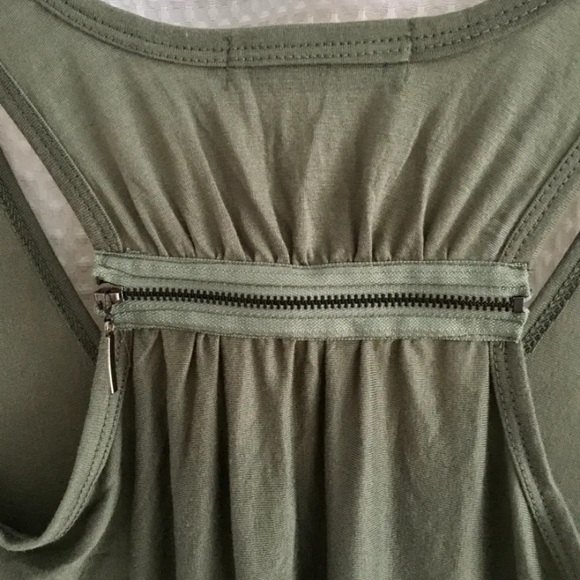 Khaki green summer dress/tunic - Picture 4 of 4